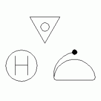 Blocks for designs of lightning arresters.