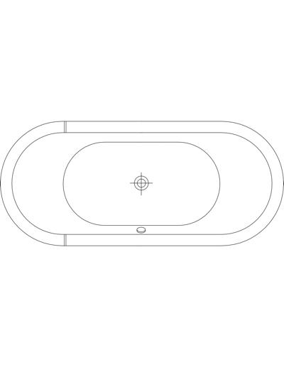 Duravit oval bathtub.