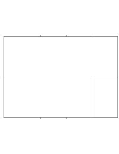 Folha padr&atilde;o ABNT A1 - 59,4 x 84,1 cm - unidades: cm, escala 1:75.