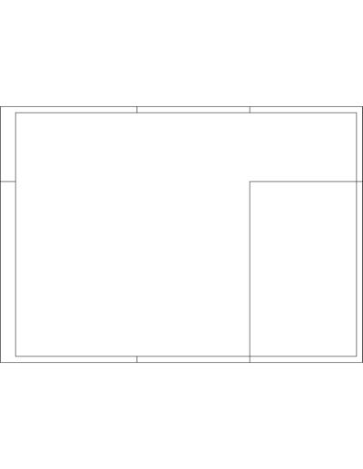Folha padr&atilde;o ABNT A2 - 42 x 59,4 cm - unidades: cm, escala 1:20.