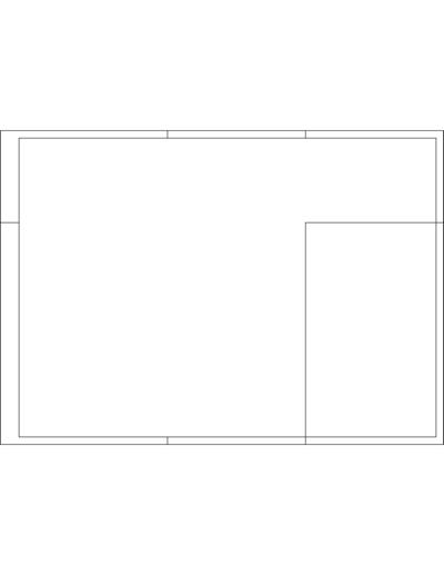 Folha padrão ABNT A2 - 42 x 59,4 cm - unidades: cm, escala 1:500.