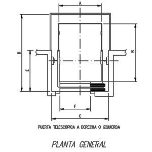 Blocos com elevadores hidr&aacute;ulicos.