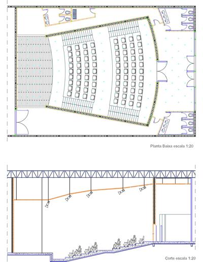 Auditorium for lectures, symposiums and workshops, 1.