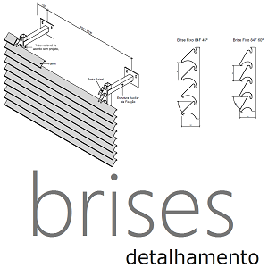 Brise-soleil metálico para proteção solar - Lumibrise.