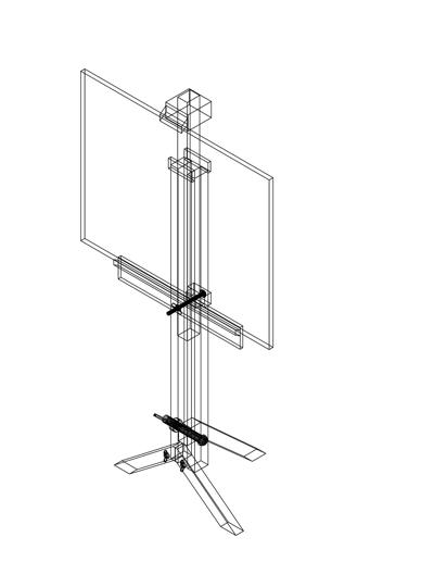 Painting easel.