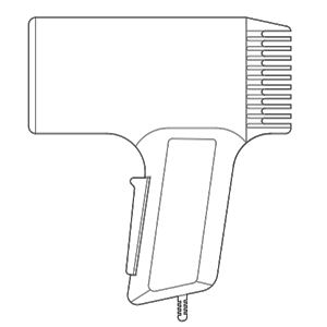 Blocos com 2 tipos de secadores de cabelo.