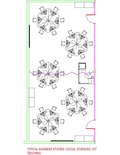 Salas de aulas: eletrônica., - Detalhes do Bloco DWG