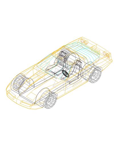 Carro da marca Corvette.
