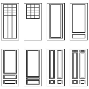 Desenhos de portas