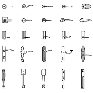 Locks for internal and external doors.