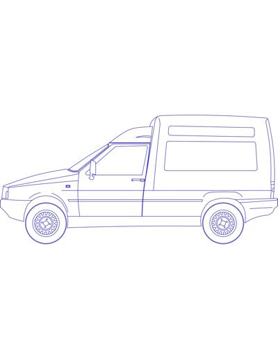 Utilit&aacute;rio Fiat Fiorino.