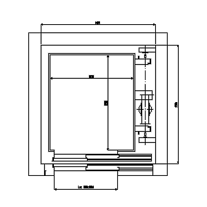 Bloco com elevador para 6 pessoas., - Detalhes do Bloco DWG | CADblocos