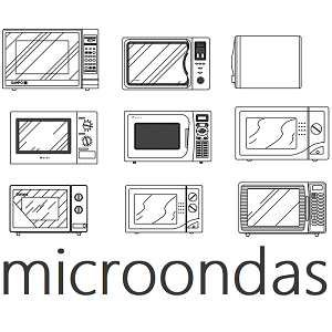 Microwave ovens.