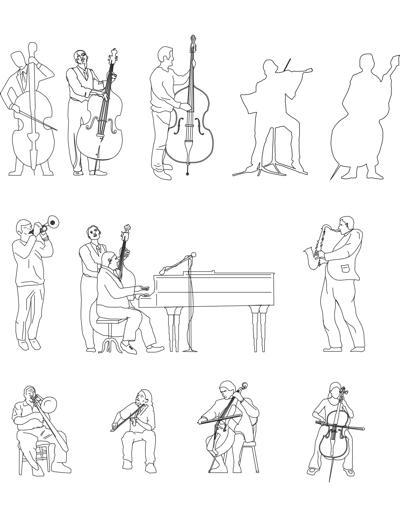 MUSICIANS WITH MUSICAL INSTRUMENTS, 2.
