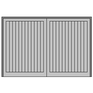 Porta para garagem, 2.