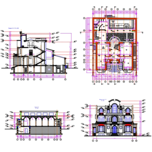Complete neoclassical building