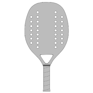 Raquete de t&ecirc;nis de praia