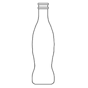 Garrafa de refrigerante.