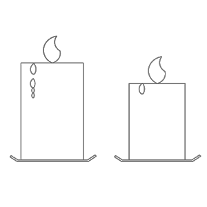 Table candles.