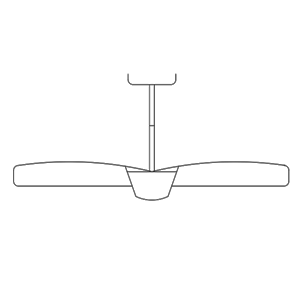 Ceiling fan, 1.
