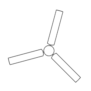 Ceiling fan, 3.