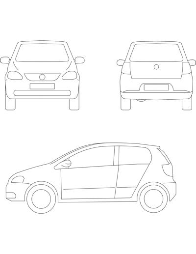 Volkswagen Fox em vistas.
